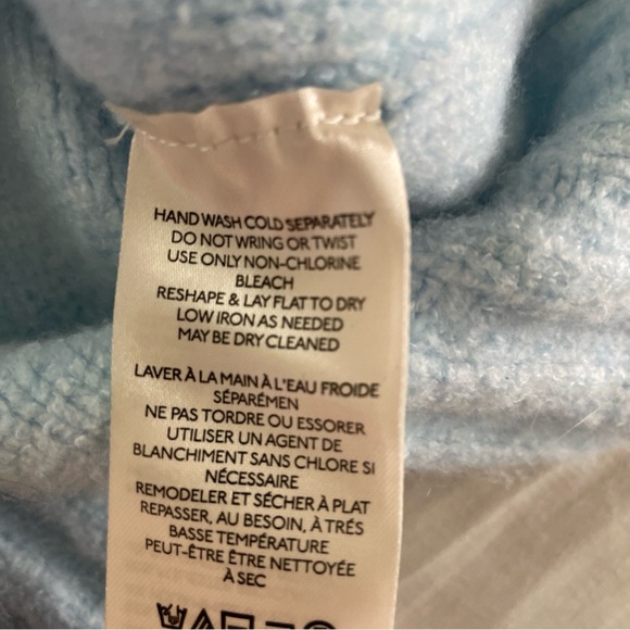 We the Free/Free People Light Blue Pullover Oversized Sweater Xsmall Butter Soft - Picture 8 of 10